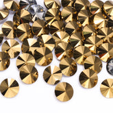 Dorado Rivoli Shape High Quality Glass Pointed Back Fancy Rhinestones WholesaleRhinestone